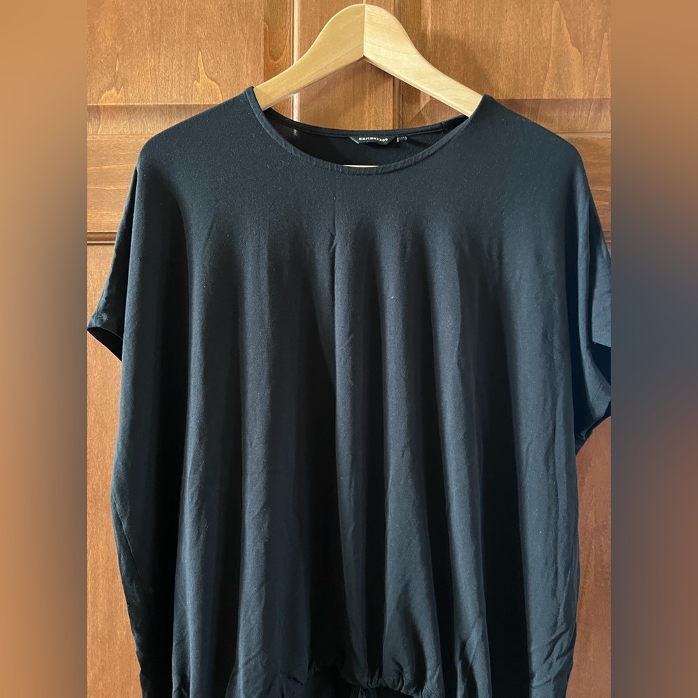 Marimekko Top with Drawstring Hem Black Size S - Picture 3 of 13